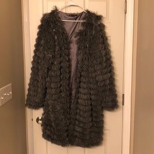 Open front dress coat